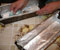 Aranygaluska / Golden Dumpling Coffee Cake. 4. Oil the aluminum foil.